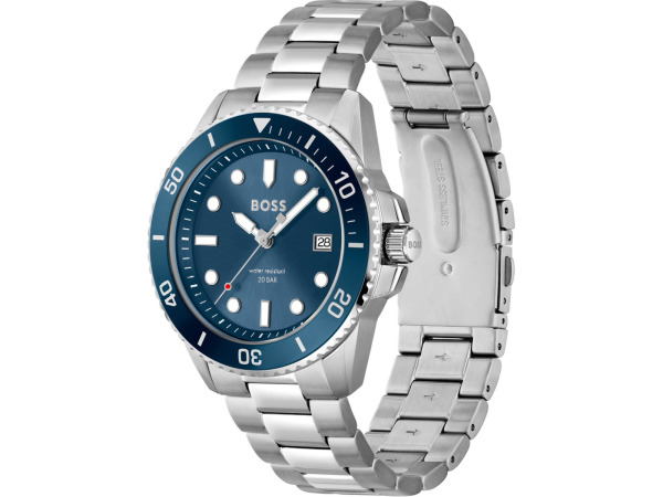Hugo Boss Horloge Ace Zilver/Blauw 43mm – foto 2 – kavel bij XL Auctions