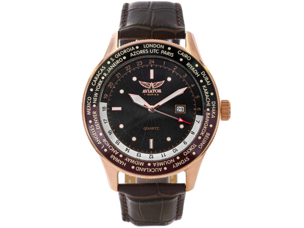 Aviator F-series Pilot heren horloge bruin 45mm – foto 2 – kavel bij XL Auctions