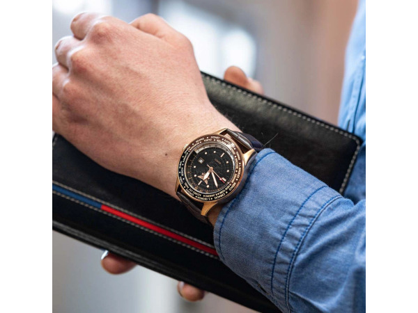 Aviator F-series Pilot heren horloge bruin 45mm – foto 5 – kavel bij XL Auctions