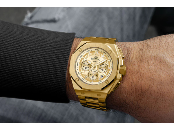 Rotorcraft horloge Skyfall RC6507 heren goud – foto 4 – kavel bij XL Auctions