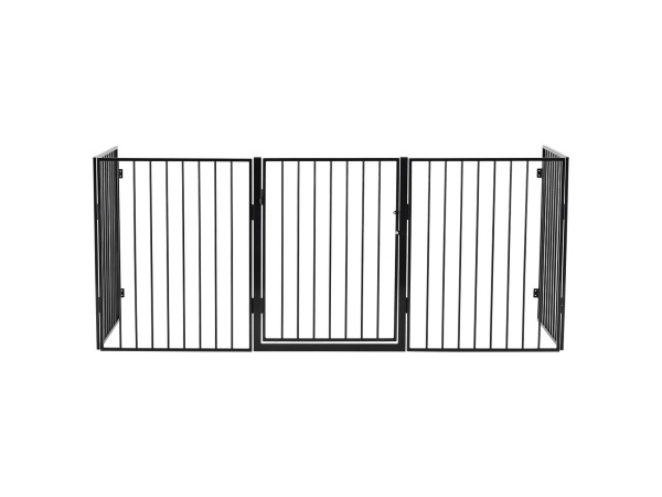 Metalen kachelscherm / openhaard hek - 300 cm - Incl. Poort – foto 6 – kavel bij XL Auctions