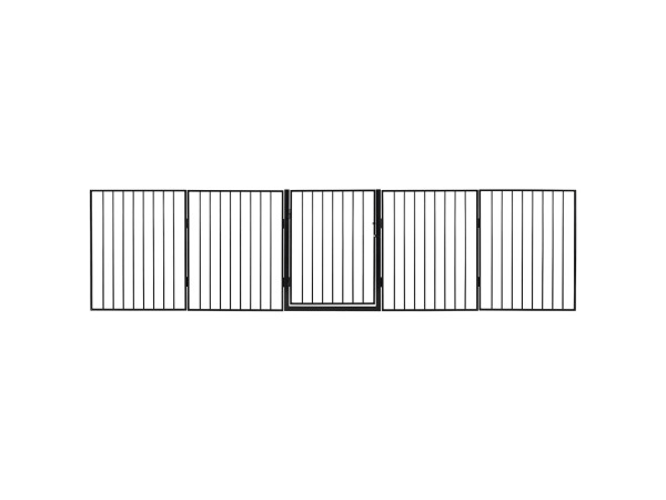 Metalen kachelscherm / openhaard hek - 300 cm - Incl. Poort – foto 7 – kavel bij XL Auctions