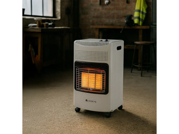 Gaskachel / Gashaard - 3-standen - Max 4200 Watt - Wit – foto 7 – kavel bij XL Auctions