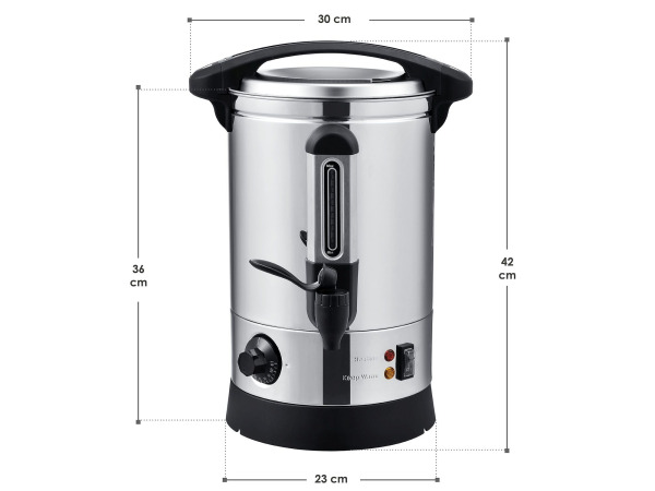RVS Glühweinkoker Teramo - 7 Liter - 1500 Watt – foto 2 – kavel bij XL Auctions