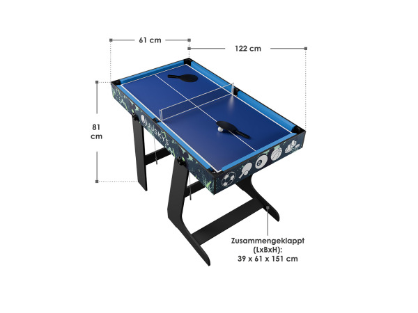 Multi-Speeltafel 5 in 1 - 104 x 58 x 73 cm – foto 16 – kavel bij XL Auctions
