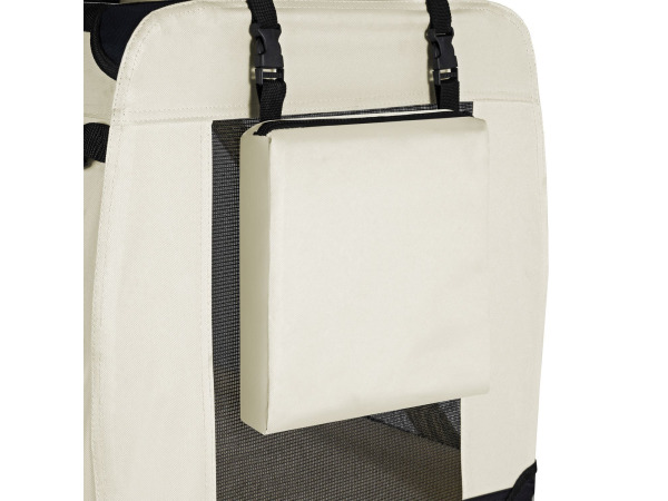 Hondentransportbox L opvouwbaar 70 x 50 x 52 cm beige – foto 11 – kavel bij XL Auctions