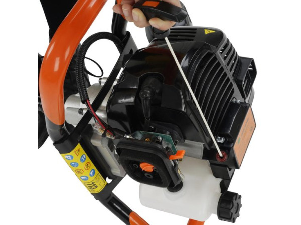 Grondboor - Benzine - 52cc - 3 boren 100/150/200 mm – foto 7 – kavel bij XL Auctions