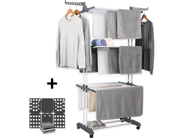 Lenx kleding droogrek inclusief vouwplank – kavel bij XL Auctions