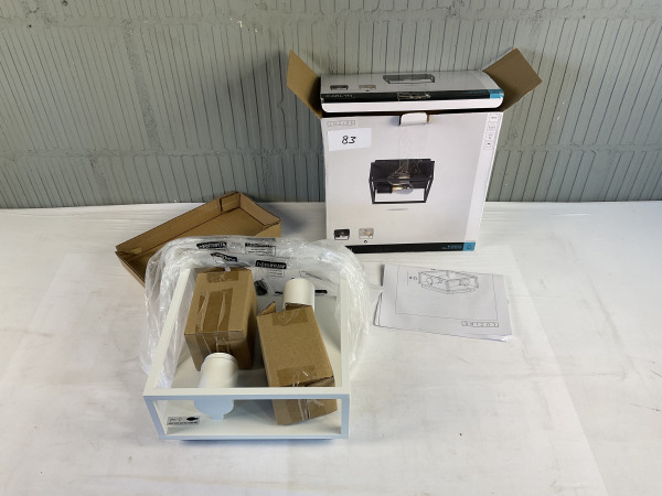 Lucide Carlyn Wit Badkamer Wandlamp – foto 2 – kavel bij XL Auctions