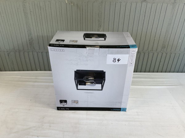 Lucide Carlyn Zwart Badkamer Wandlamp – foto 4 – kavel bij XL Auctions