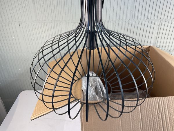 Lucide Manuela Hanglamp Zwart – foto 5 – kavel bij XL Auctions