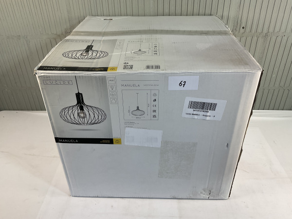 Lucide Manuela Hanglamp Zwart – foto 6 – kavel bij XL Auctions