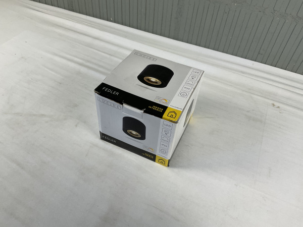 Lucide Fedler Rond Zwart Plafondlamp – foto 3 – kavel bij XL Auctions