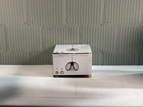 Lucide Vinti Hanglamp Zwart – foto 4 – kavel bij XL Auctions