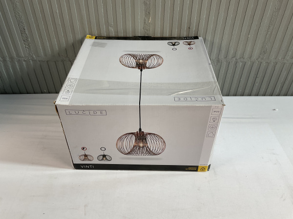 Lucide Vinti Hanglamp Koper – foto 4 – kavel bij XL Auctions