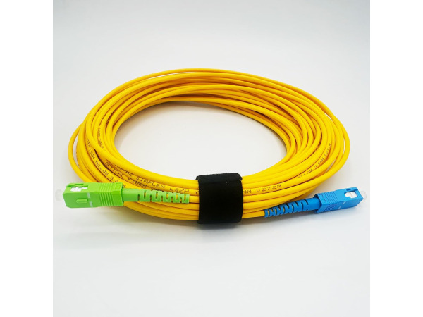 Glasvezelkabel 100 m - Simplex Monomode SC-APC op SC-UPC
