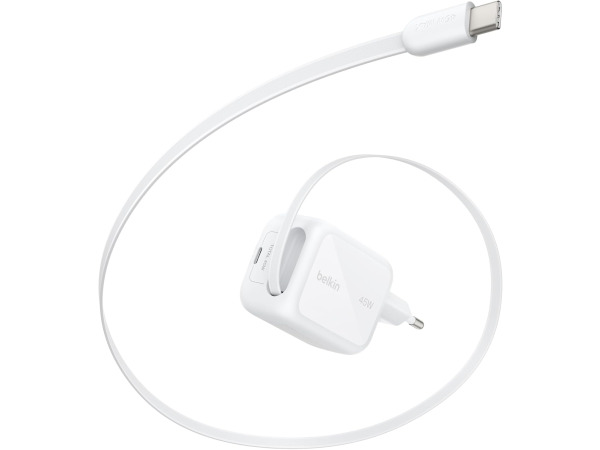 Belkin UltraCharge USB-C Oplader 45W - Uittrekbare USB-C – kavel bij XL Auctions