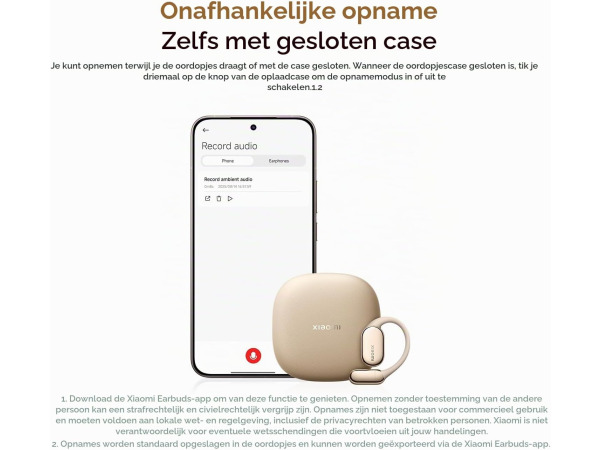 XIAOMI OpenWear Stereo Pro Titan - Oordopjes - HIFI – foto 7 – kavel bij XL Auctions