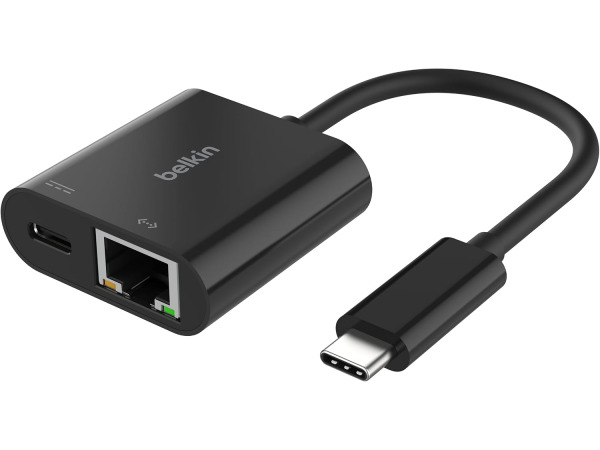 Belkin Connect USB-C/Ethernet- en oplaadadapter (100 W)