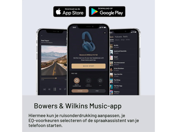 (Links geen geluid) Bowers & Wilkins Px7 S2 koptelefoon – foto 5 – kavel bij XL Auctions