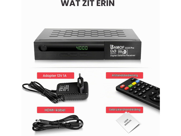 satellietontvanger - digitale DVBS2 Full HD – foto 6 – kavel bij XL Auctions