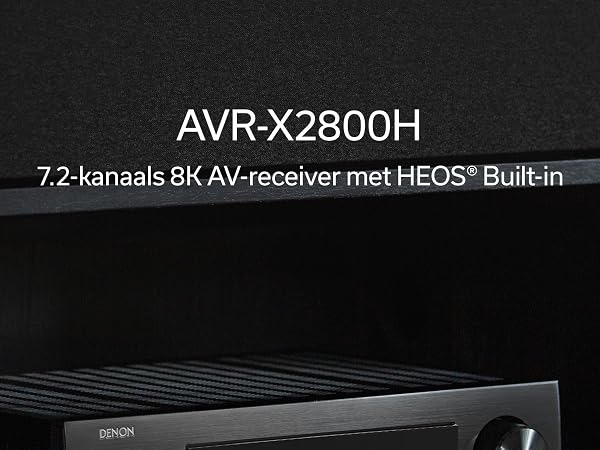 Denon AVR-X2800H 7.2-kanaals versterker HIFI HDMI,BT,Spotify – foto 6 – kavel bij XL Auctions