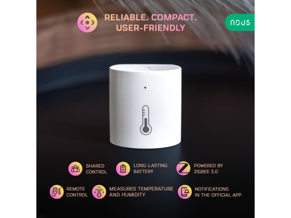 NOUS E5 Temperatuursensor - ZigBee2MQTT – foto 2 – kavel bij XL Auctions