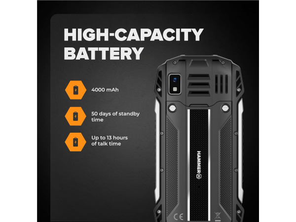 Hammer H Forge Power Plus mobiele telefoon - 4000 mAh – foto 6 – kavel bij XL Auctions