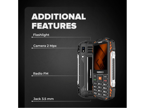 Hammer H Forge Power Plus mobiele telefoon - 4000 mAh – foto 7 – kavel bij XL Auctions