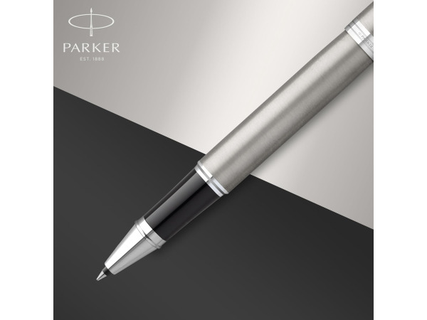 PARKER IM Rollerball Pen | RVS | fijne punt zwarte inkt – foto 4 – kavel bij XL Auctions