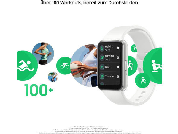 Samsung Galaxy Fit3 Smartwatch - activiteitstracker - zilver – foto 5 – kavel bij XL Auctions
