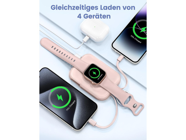 RORRY CharmGo Powerbank 5000 mAh geïntegreerde USB C-kabel – foto 4 – kavel bij XL Auctions