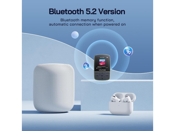 WOLFANG MP3-speler met Bluetooth 5.2 - FM-radio – foto 3 – kavel bij XL Auctions