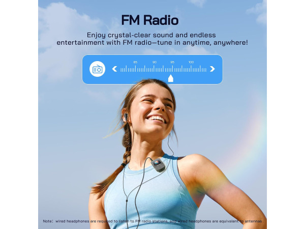 WOLFANG MP3-speler met Bluetooth 5.2 - FM-radio – foto 6 – kavel bij XL Auctions