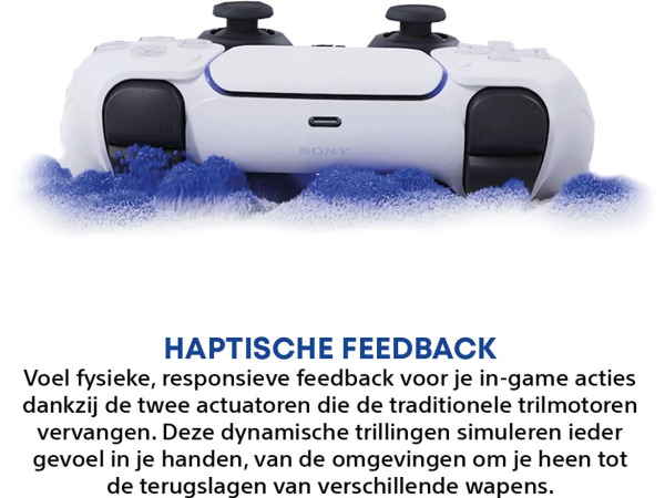 Sony PS5 DualSense draadloze controller - Wit – foto 5 – kavel bij XL Auctions
