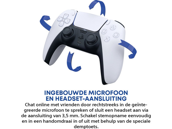Sony PS5 DualSense draadloze controller - Wit – foto 6 – kavel bij XL Auctions