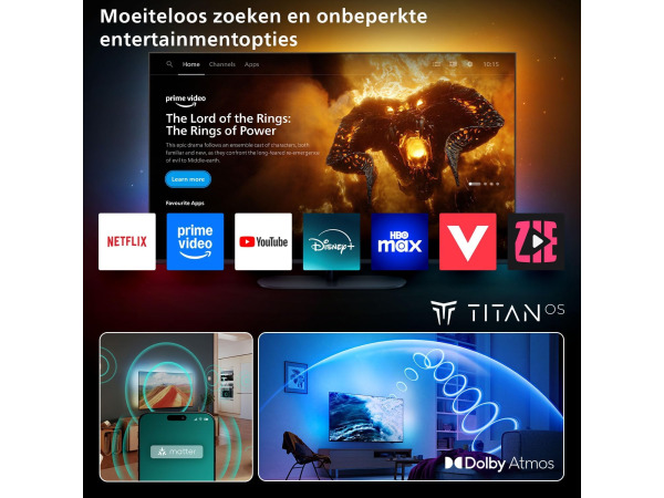 Philips Ambilight 43PUS8200 4K LED Smart TV 43 inch - Dolby – foto 6 – kavel bij XL Auctions