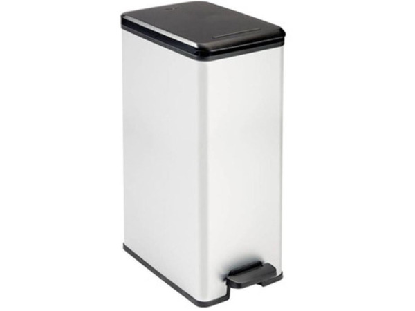 Curver Decobin Slim Prullenbak- 40 liter - Metallic – kavel bij XL Auctions