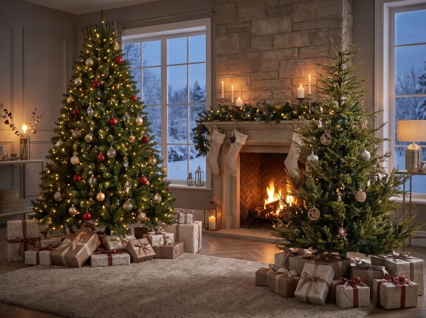 Verzendveiling Luxe Kunstkerstbomen