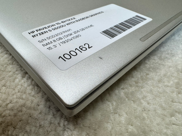 HP Pavilion 15-eh1907nd | Ryzen 5 5500U | 8GB | 256GB NVMe – foto 8 – kavel bij XL Auctions