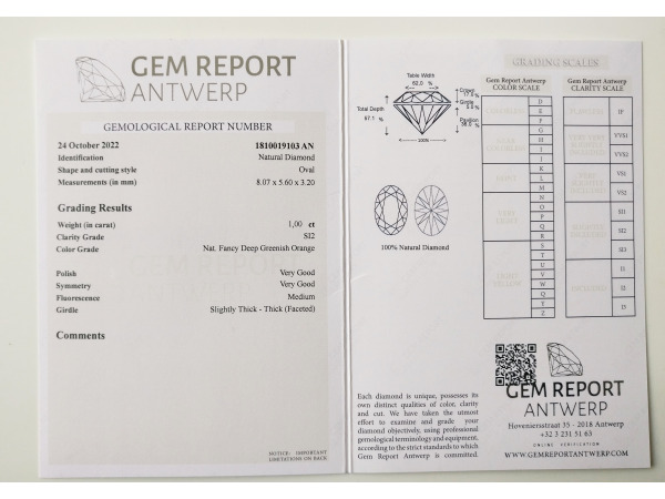 Oval 1.00ct – foto 3 – kavel bij XL Auctions