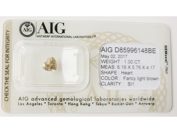 Heart 1.00ct – foto 2 – kavel bij XL Auctions