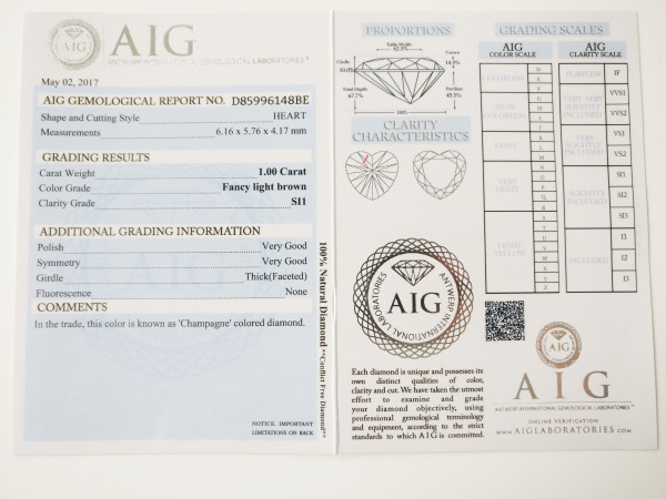 Heart 1.00ct – foto 3 – kavel bij XL Auctions