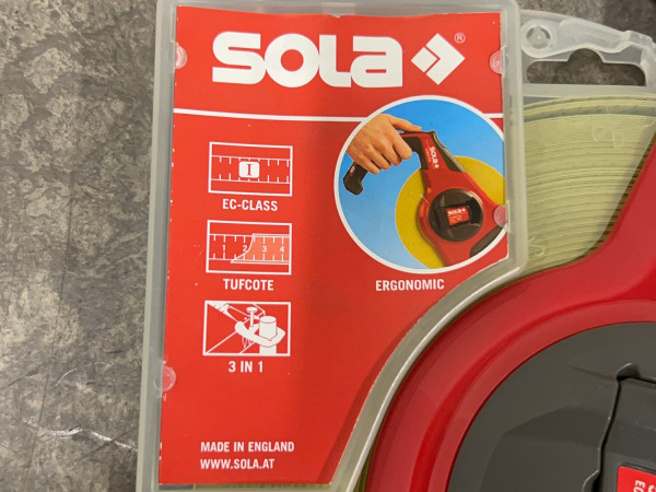 Sola meetlint 50m Surveyor – foto 3 – kavel bij XL Auctions