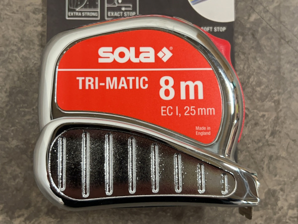2x Sola rolmaat 8m x 25mm Tri-Matic – foto 3 – kavel bij XL Auctions