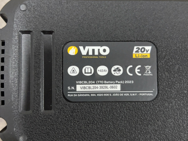Vito accu en lader set 5-dellig 20V – foto 4 – kavel bij XL Auctions
