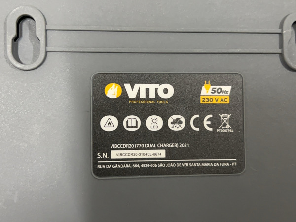 Vito accu en lader set 5-dellig 20V – foto 6 – kavel bij XL Auctions