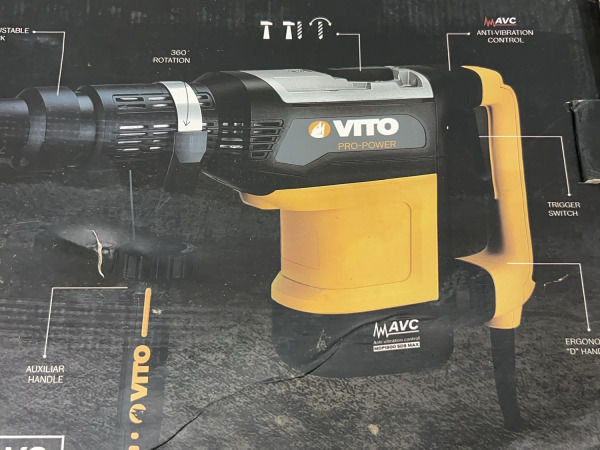 Vito hamerboor 1500W SDS-Max Pro-Power – foto 4 – kavel bij XL Auctions