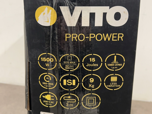 Vito hamerboor 1500W SDS-Max Pro-Power – foto 7 – kavel bij XL Auctions