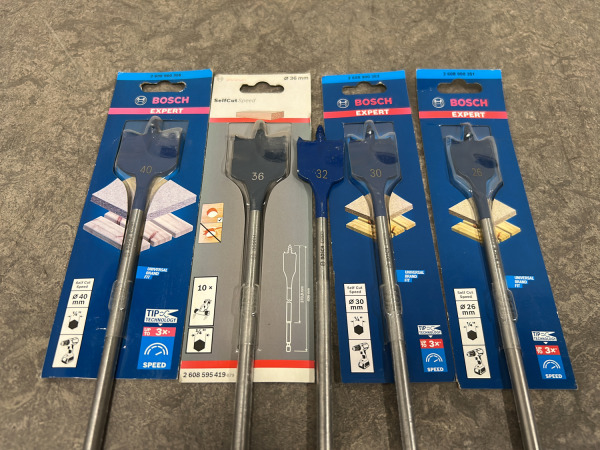 Bosch speedborenset 10-delig Self Cut Speed – foto 2 – kavel bij XL Auctions
